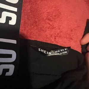 Black crop top
